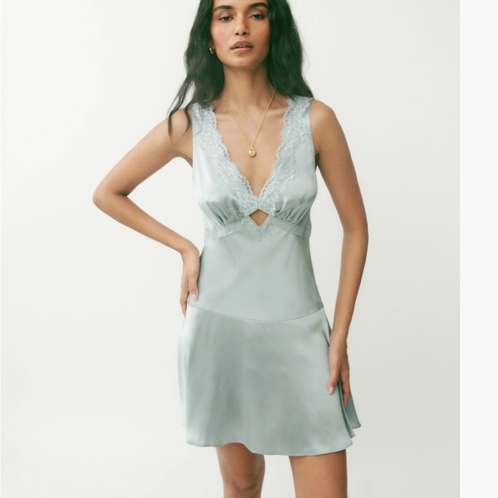 Belva silk reformation dress